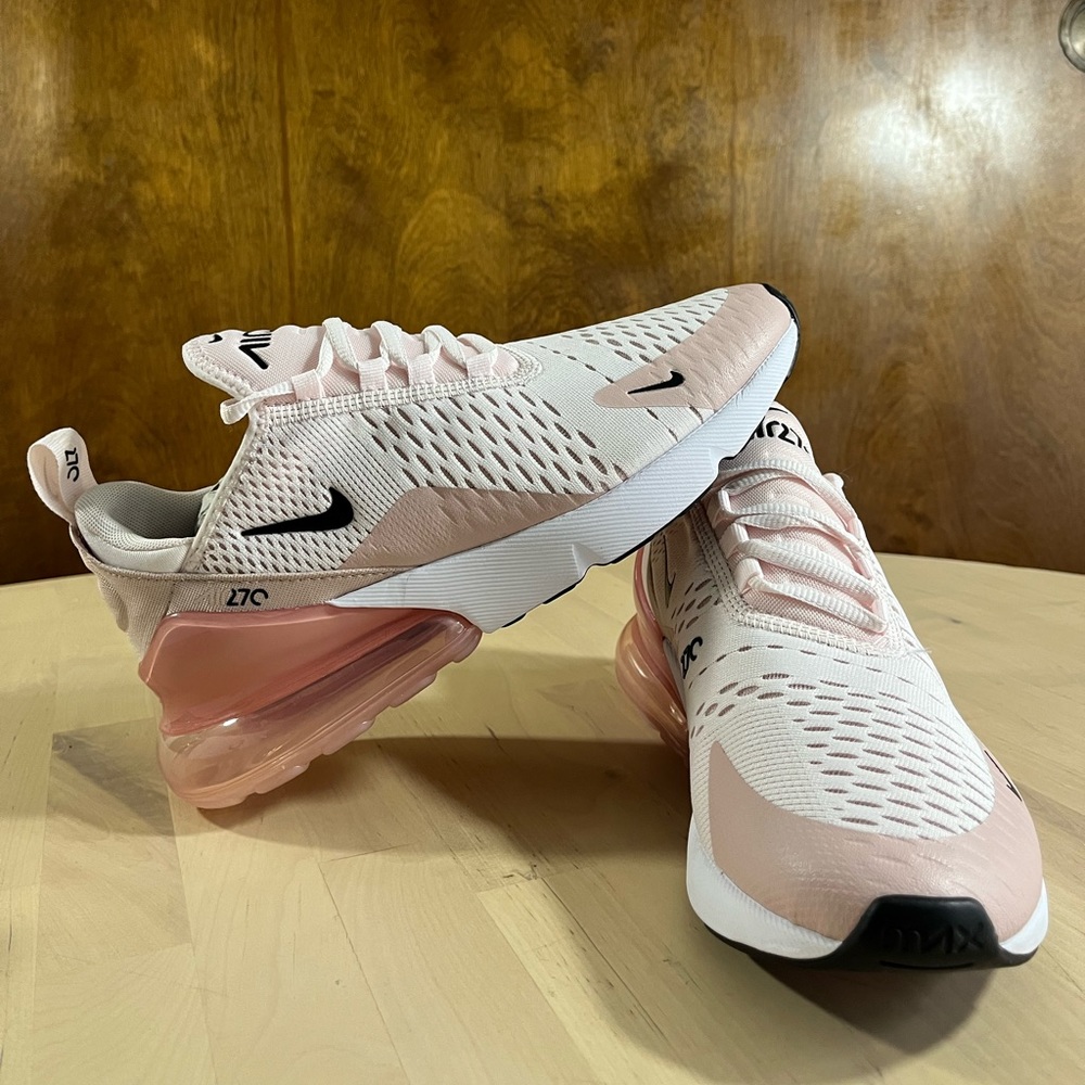Nike Pink and White Athletic Shoes